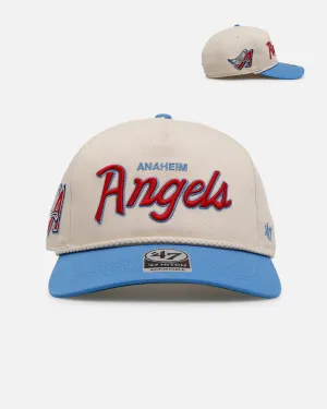 47 Brand Anaheim Angels 'MLB Opening Day' Script Hitch Snapback Natural