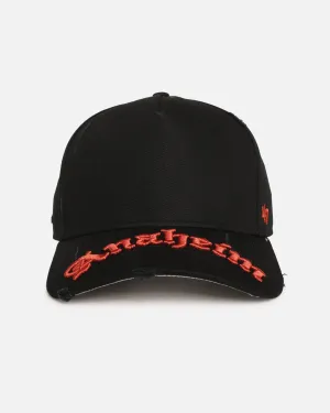 47 Brand Anaheim Ducks 'Destruct Gothic Visor' 47 Offside Strapback Black/Black