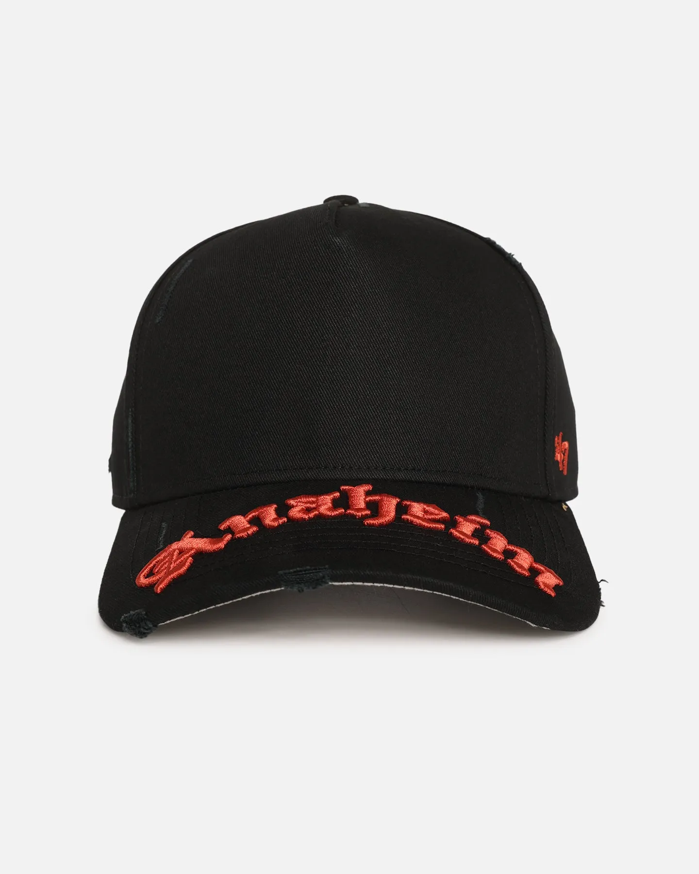 47 Brand Anaheim Ducks 'Destruct Gothic Visor' 47 Offside Strapback Black/Black