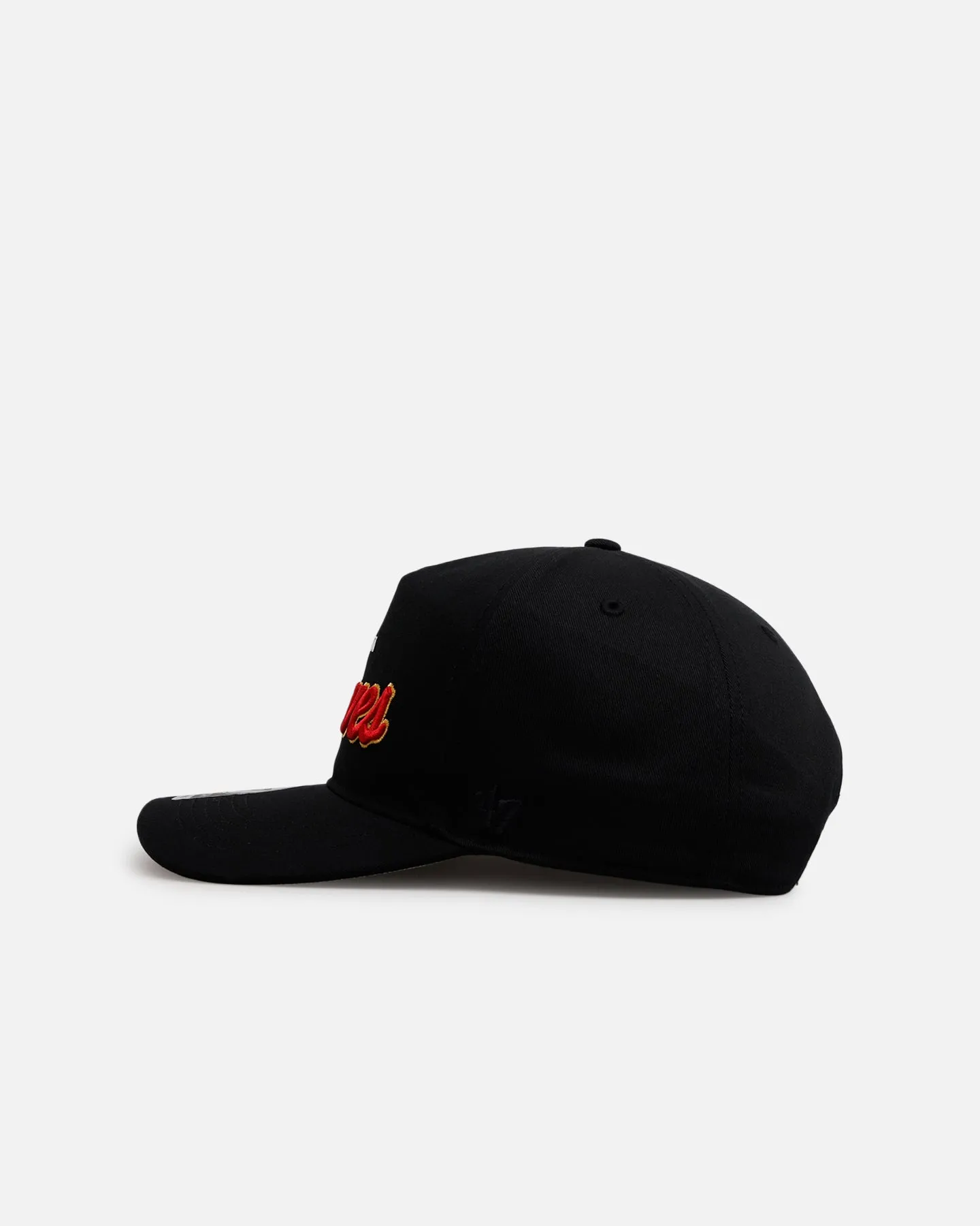 47 Brand Atlanta Braves 'Black Dome Script' 47 Hitch Snapback Black