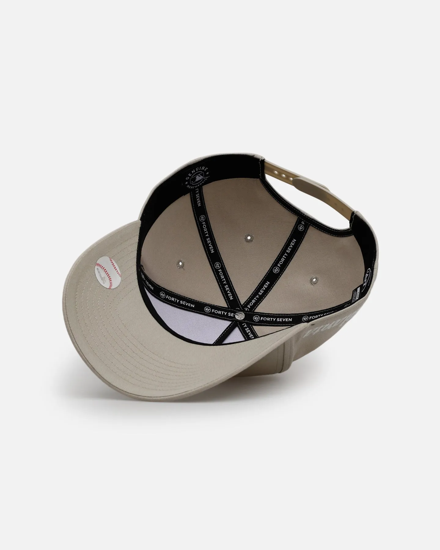 47 Brand Atlanta Braves 'Contemporary Basics' Offside DT Snapback Tan