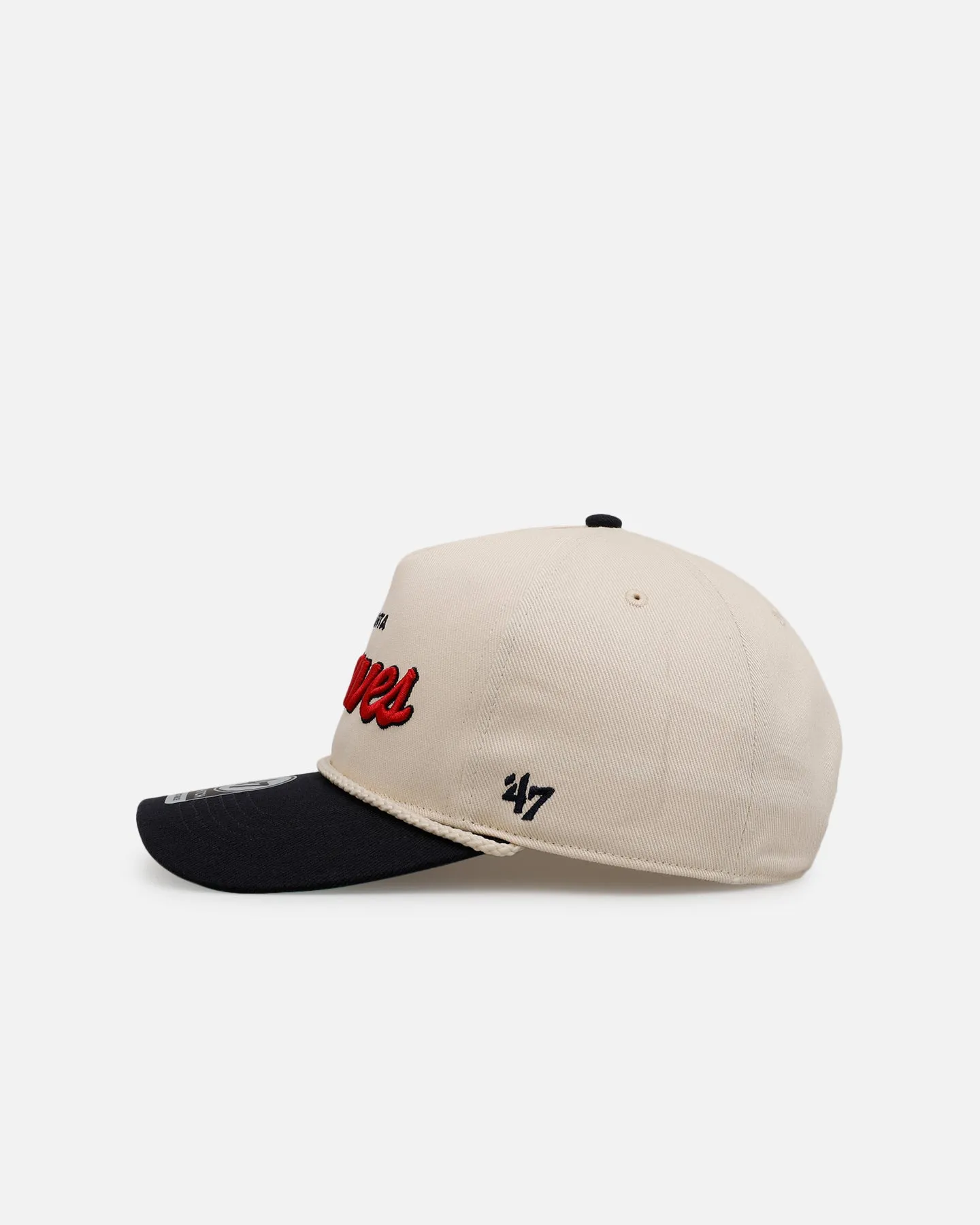 47 Brand Atlanta Braves 'MLB Opening Day' Script Hitch Snapback Natural