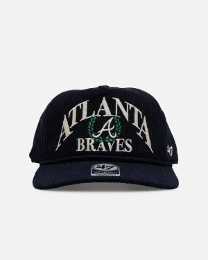 47 Brand Atlanta Braves 'Pitchout' 47 Hitch Corduroy Snapback Navy