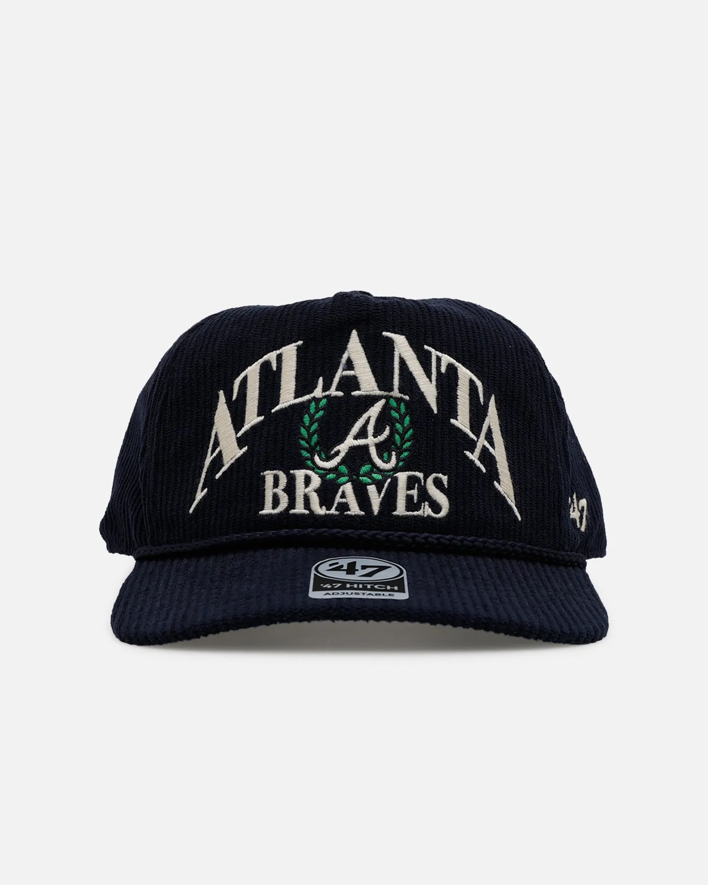 47 Brand Atlanta Braves 'Pitchout' 47 Hitch Corduroy Snapback Navy