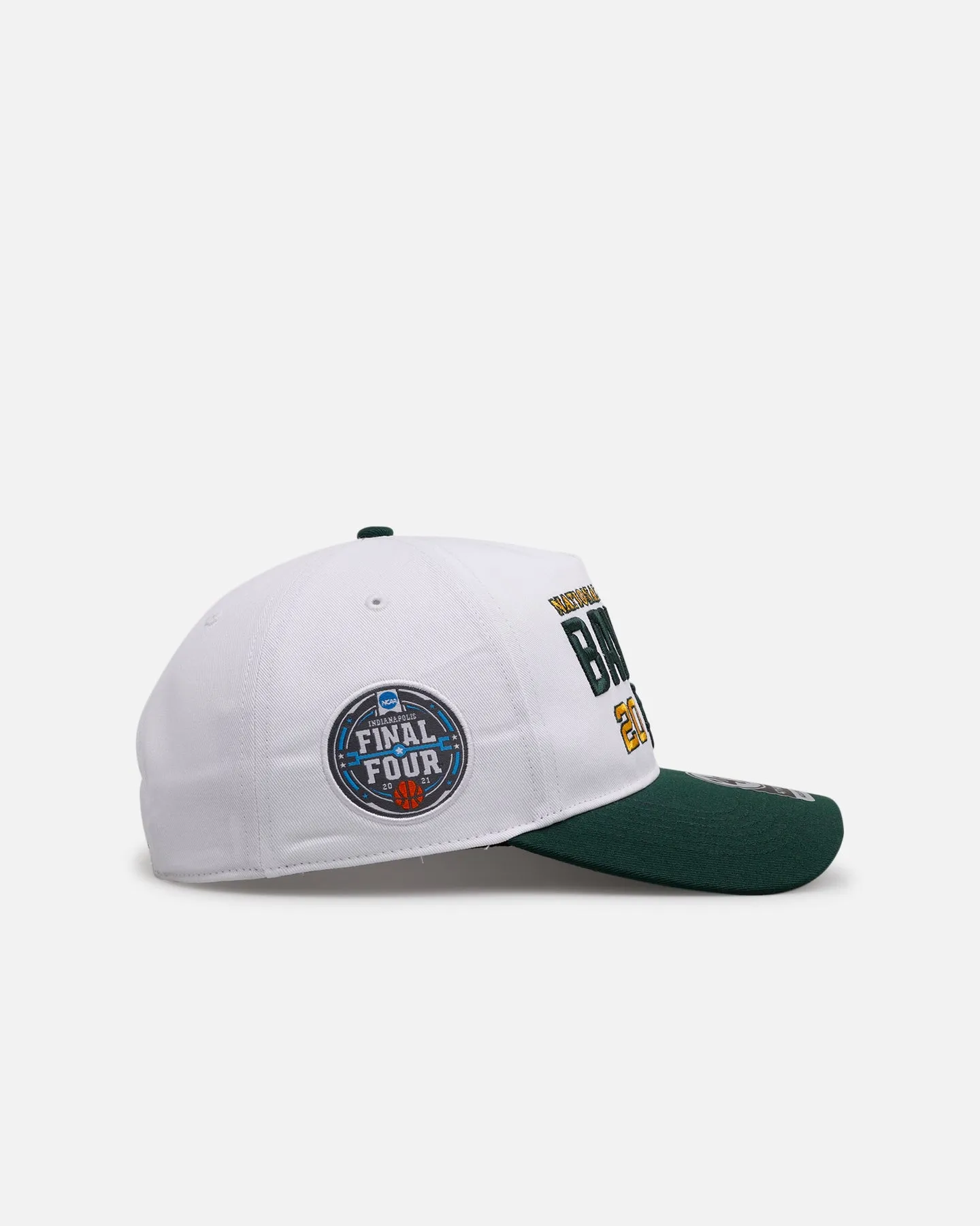 47 Brand Baylor 2021 'March Madness' Hitch Snapback White/Green