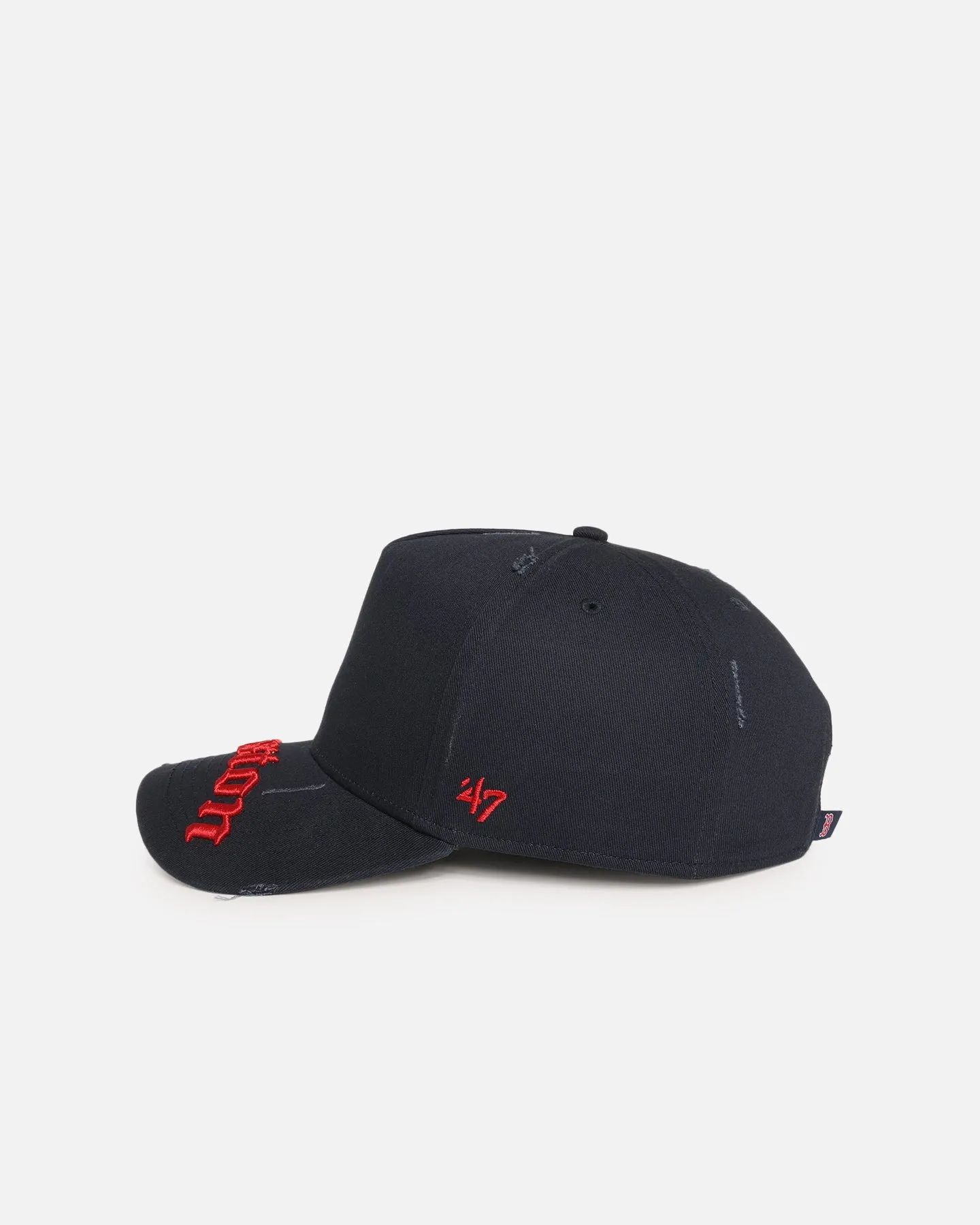 47 Brand Boston Red Sox 'Destruct Gothic Visor' 47 Offside Strapback Navy/Navy