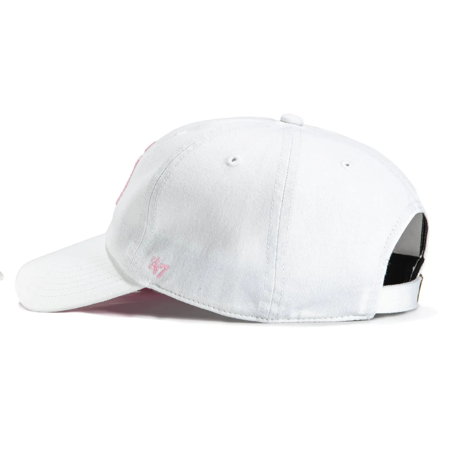 47 Brand Cleanup New York Yankees Adjustable Hat - White. Pink