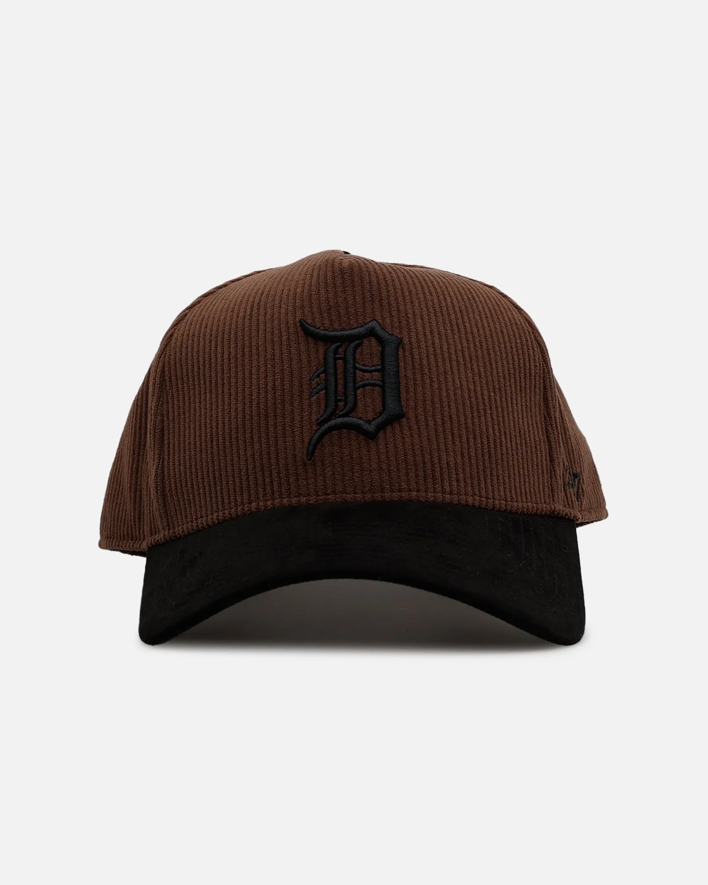 47 Brand Detroit Tigers 'Barren' Offside DT Corduroy Snapback Brown/Black