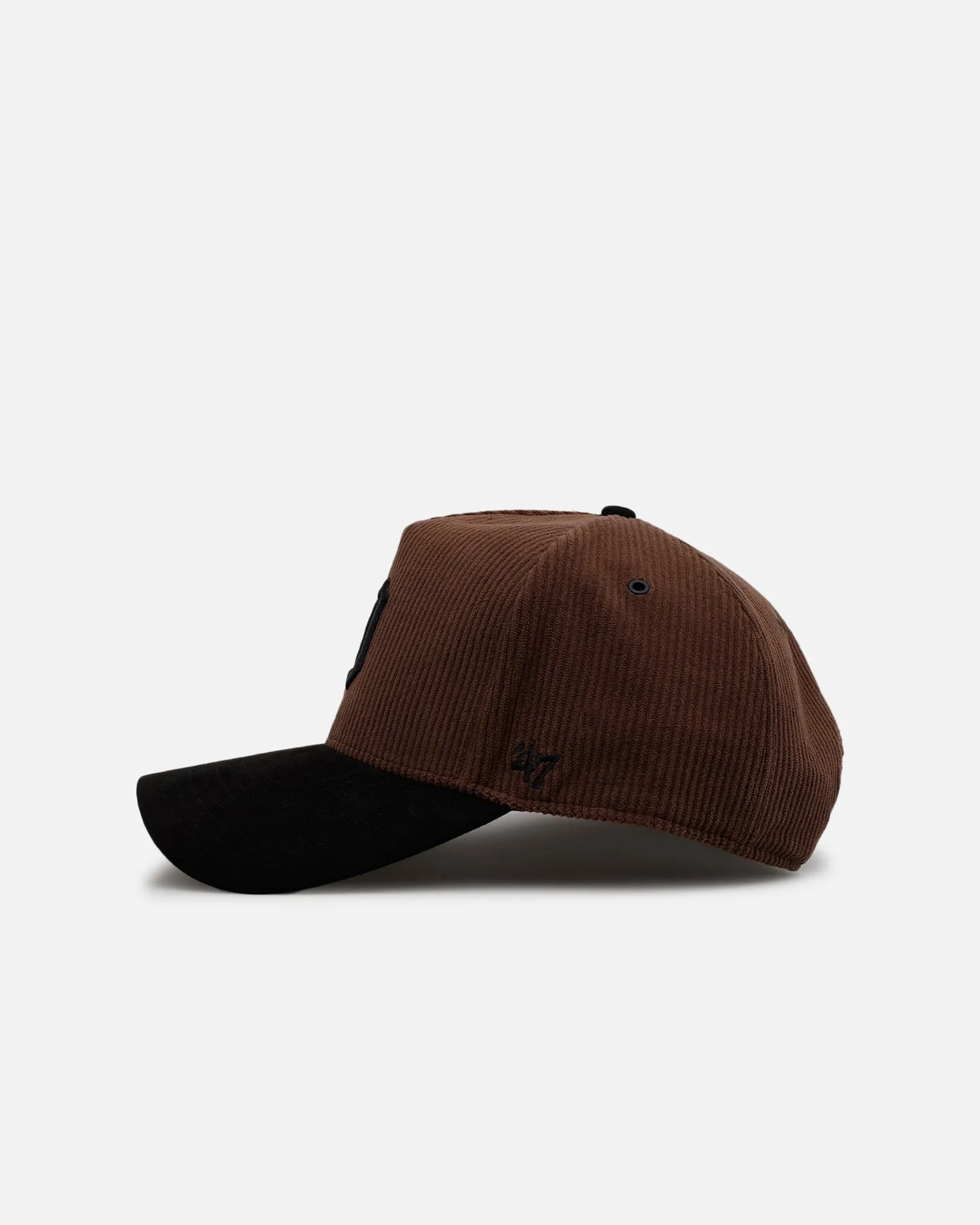 47 Brand Detroit Tigers 'Barren' Offside DT Corduroy Snapback Brown/Black