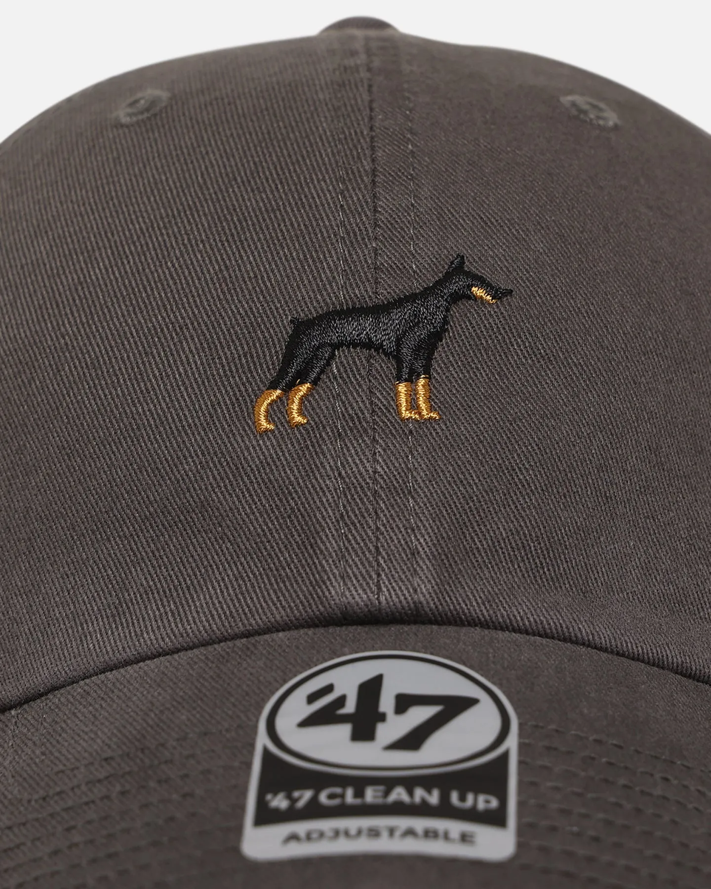 47 Brand Dobermann 'Dog Collection' 47 Clean Up Strapback Charcoal
