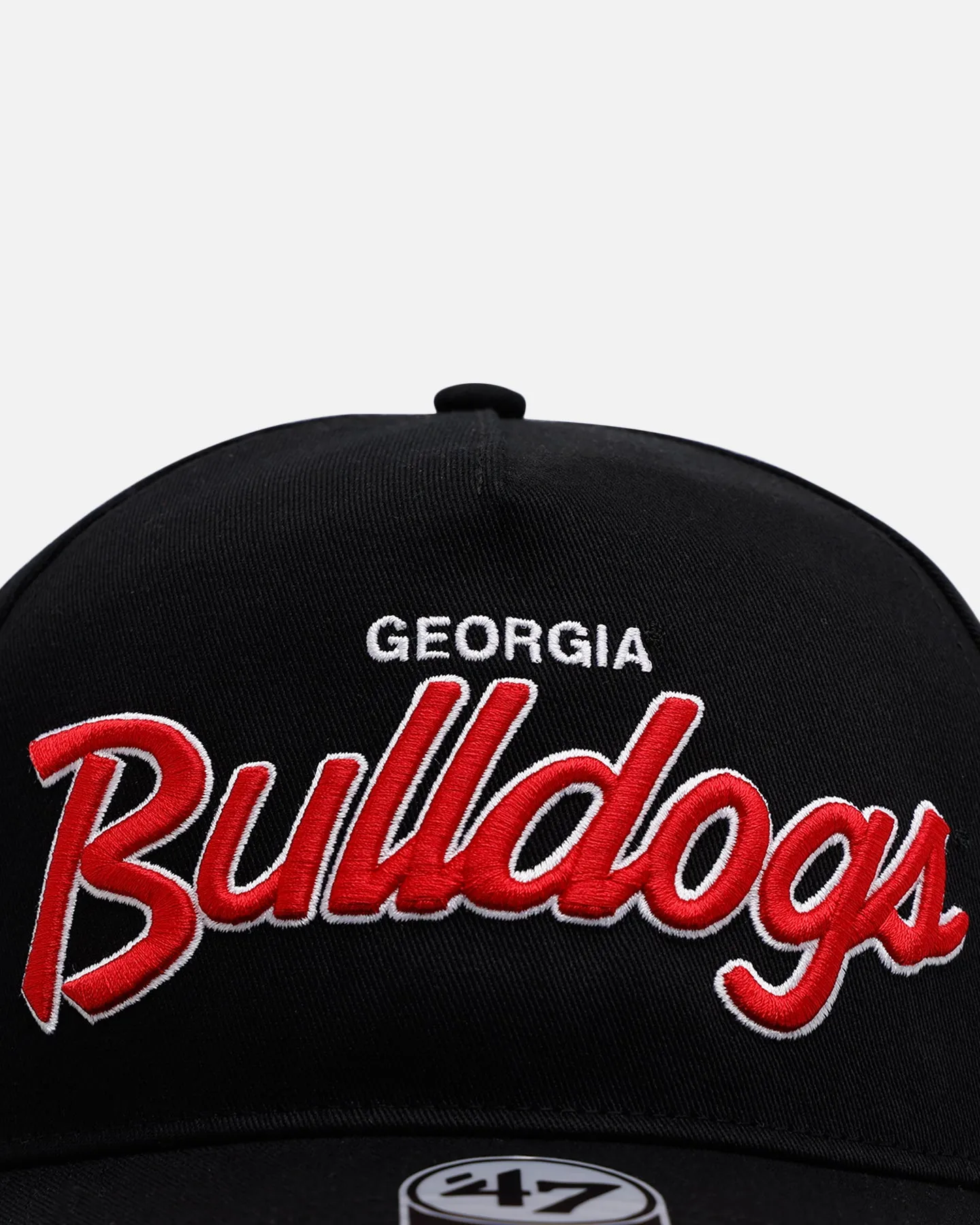 47 Brand Georgia Bulldogs 'Black Dome Script' 47 Hitch Snapback Black