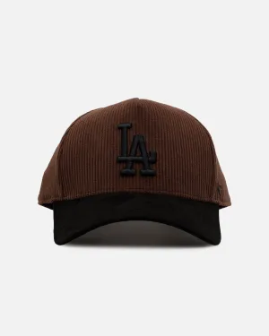 47 Brand Los Angeles Dodgers 'Barren' Offside DT Corduroy Snapback Brown/Black