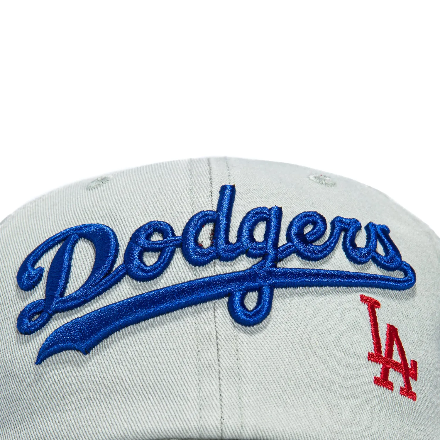 47 Brand Los Angeles Dodgers Cleanup Adjustable Script Hat - Grey