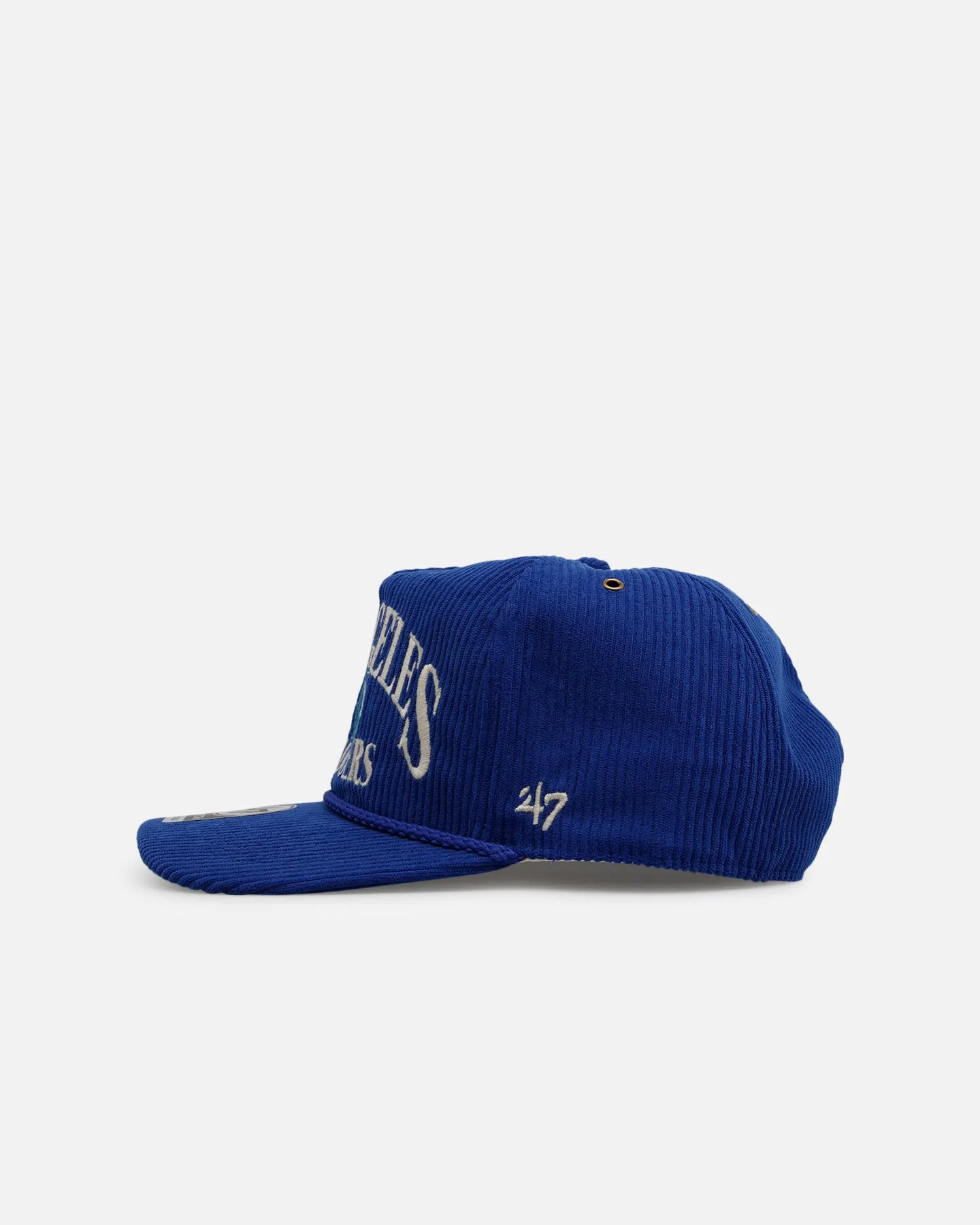 47 Brand Los Angeles Dodgers 'Pitchout' 47 Hitch Corduroy Snapback Blue