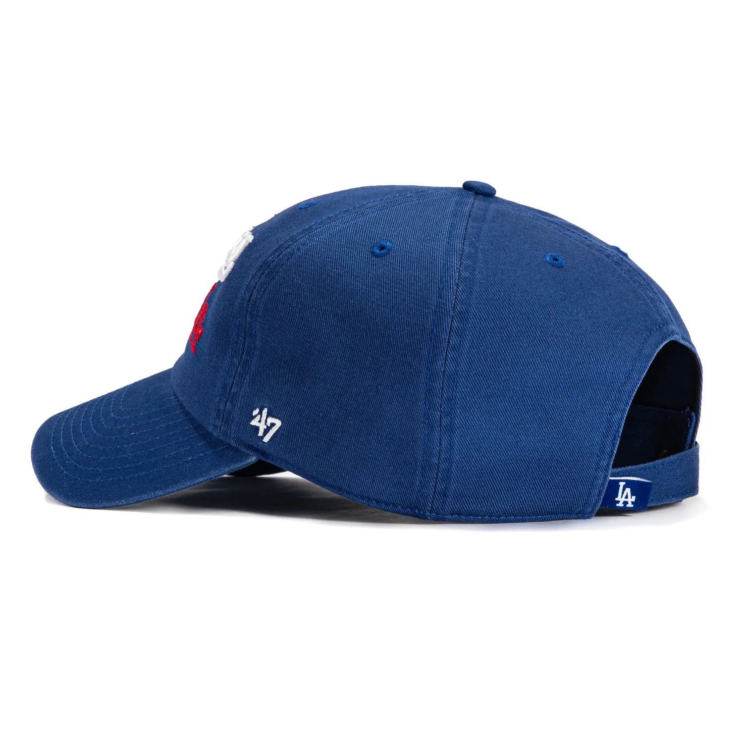 47 Brand Los Angeles Dodgers Script Cleanup Adjustable Hat - Royal