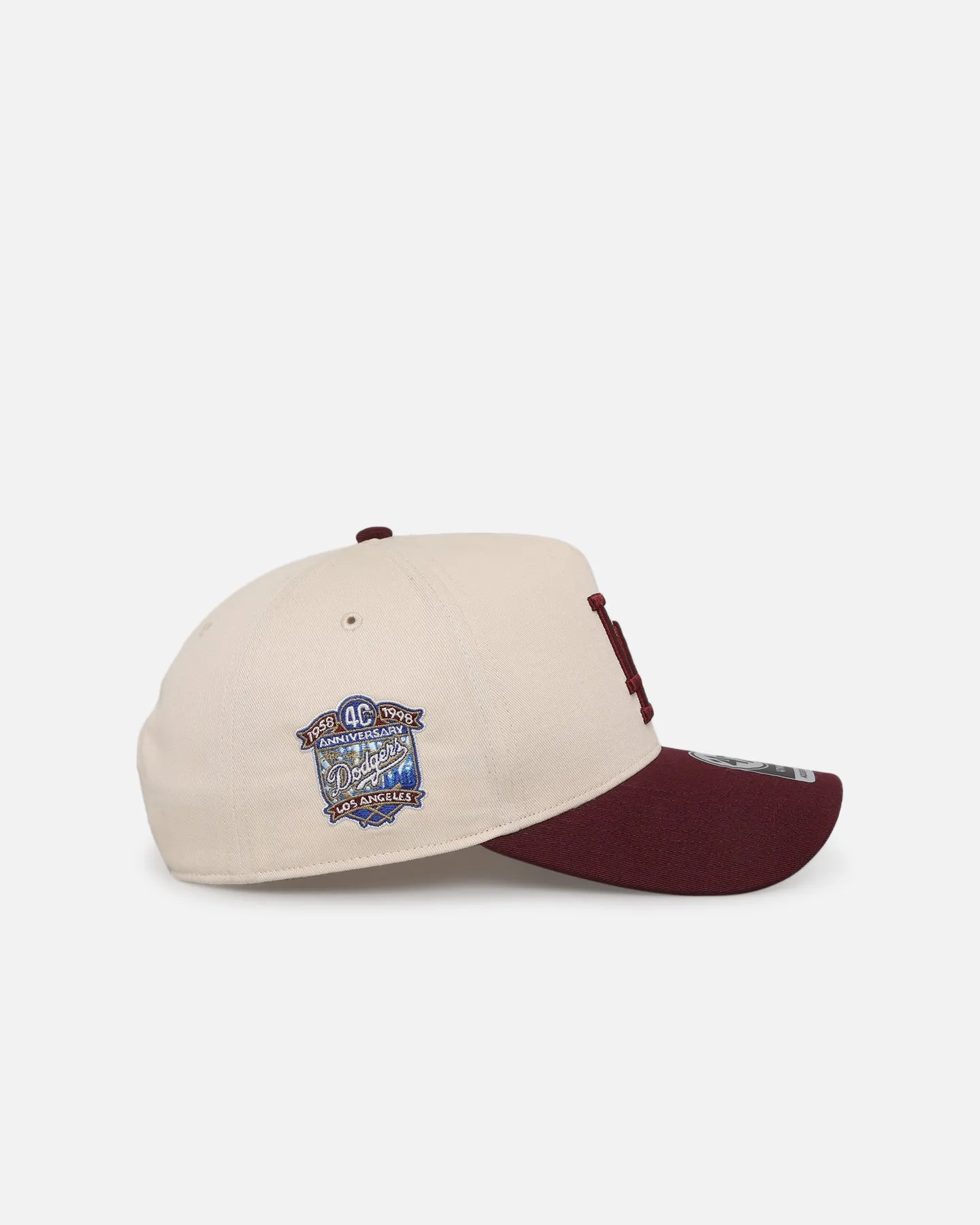 47 Brand Los Angeles Dodgers 'Two-Tone Dodgers' 47 MVP DT Snapback Dark Maroon