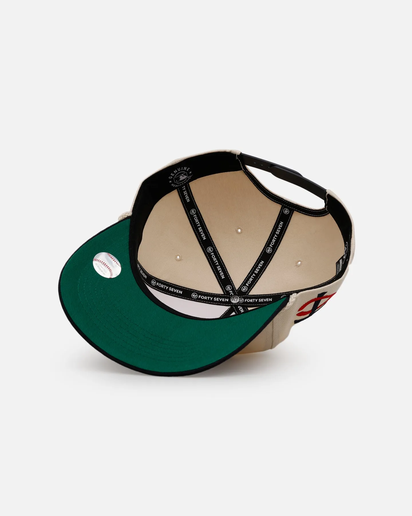 47 Brand Minnesota Twins 'MLB Opening Day' Script Hitch Snapback Natural