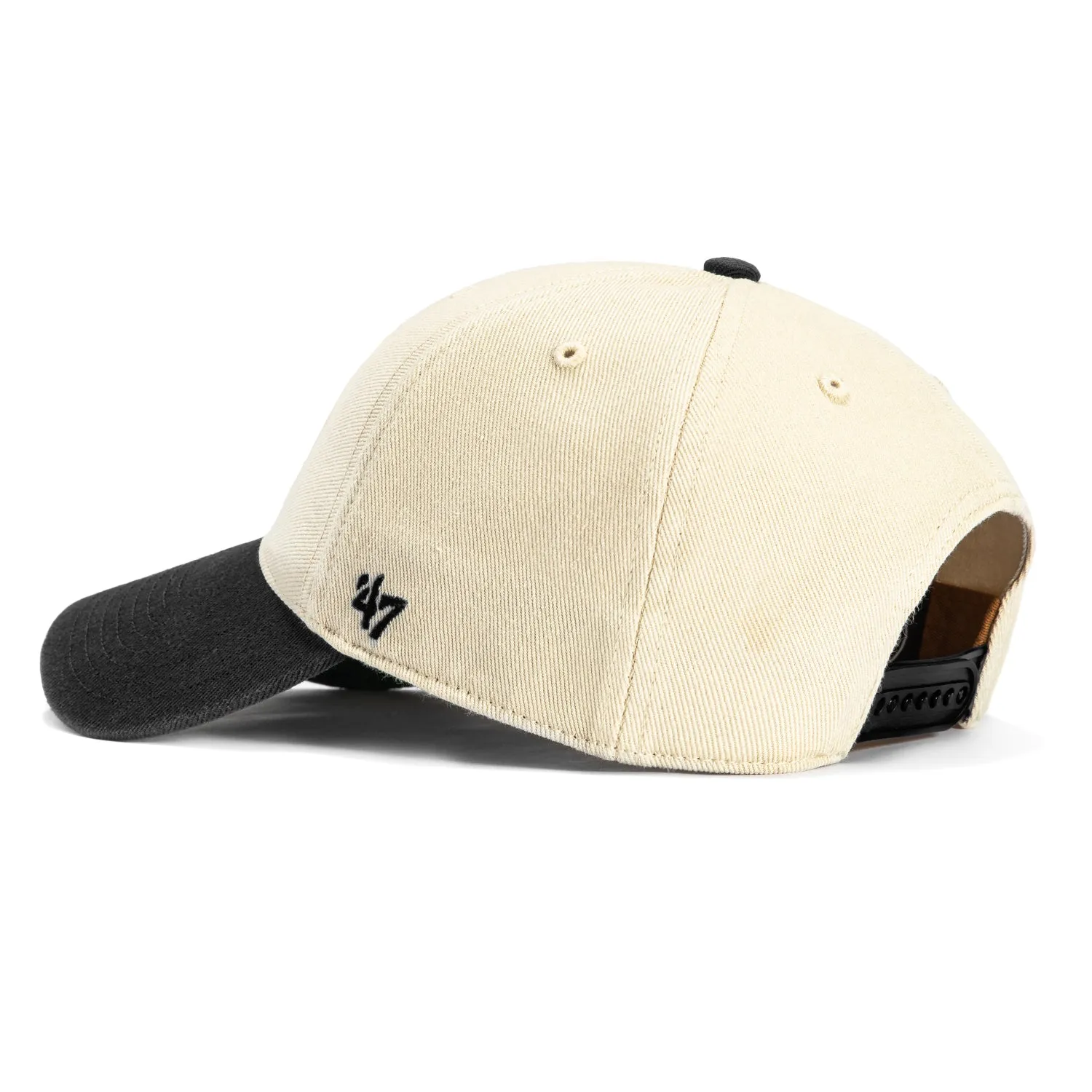 47 Brand MVP San Francisco Giants Adjustable Snapback Hat - Stone. Black