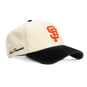 47 Brand MVP San Francisco Giants Adjustable Snapback Hat - Stone. Black