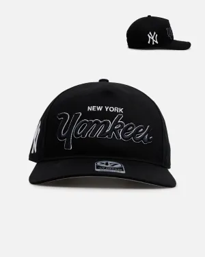 47 Brand New York Yankees 'Black Dome Script' 47 Hitch Snapback Black