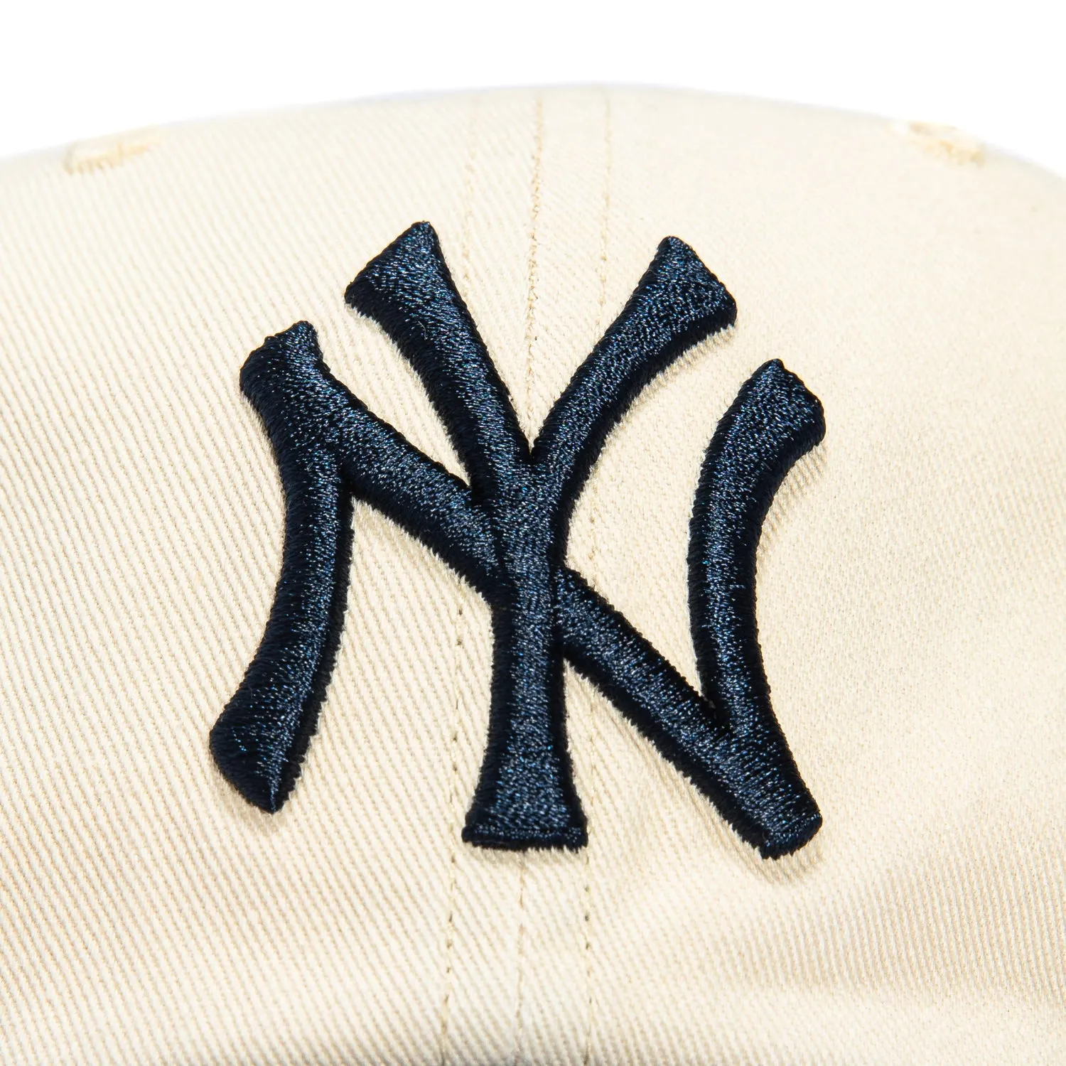 47 Brand New York Yankees Cleanup Adjustable Hat - Stone. Navy