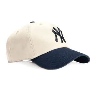 47 Brand New York Yankees Cleanup Adjustable Hat - Stone. Navy