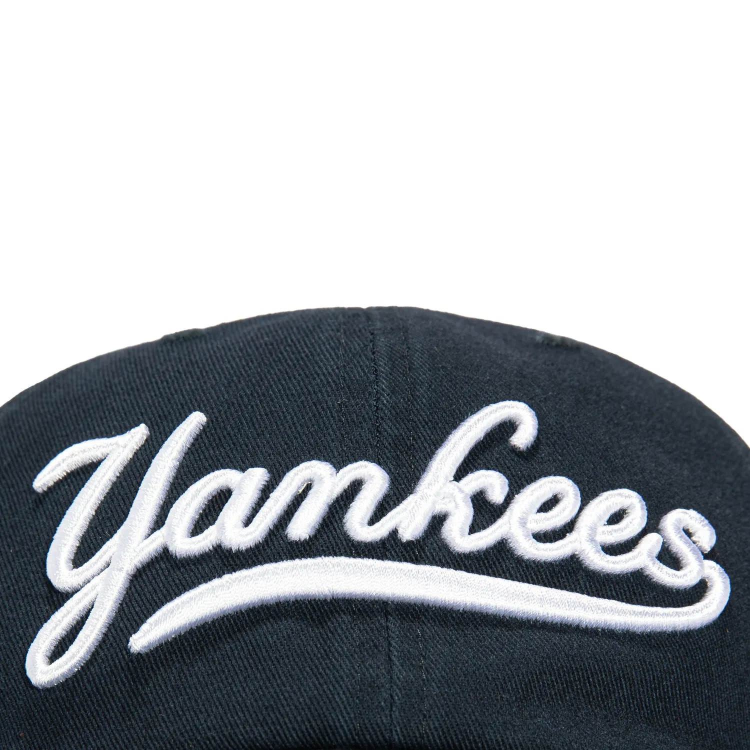 47 Brand New York Yankees Script Cleanup Adjustable Hat - Navy