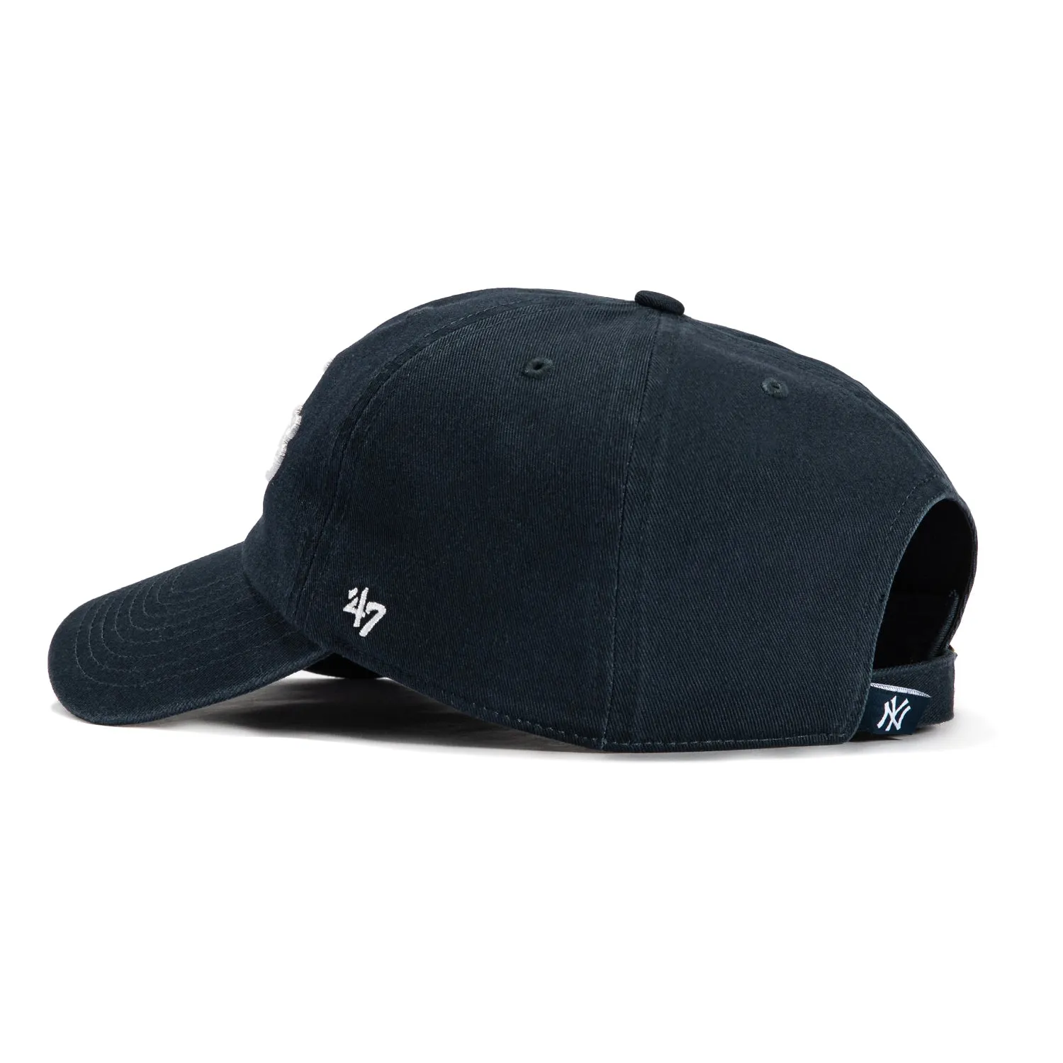 47 Brand New York Yankees Script Cleanup Adjustable Hat - Navy