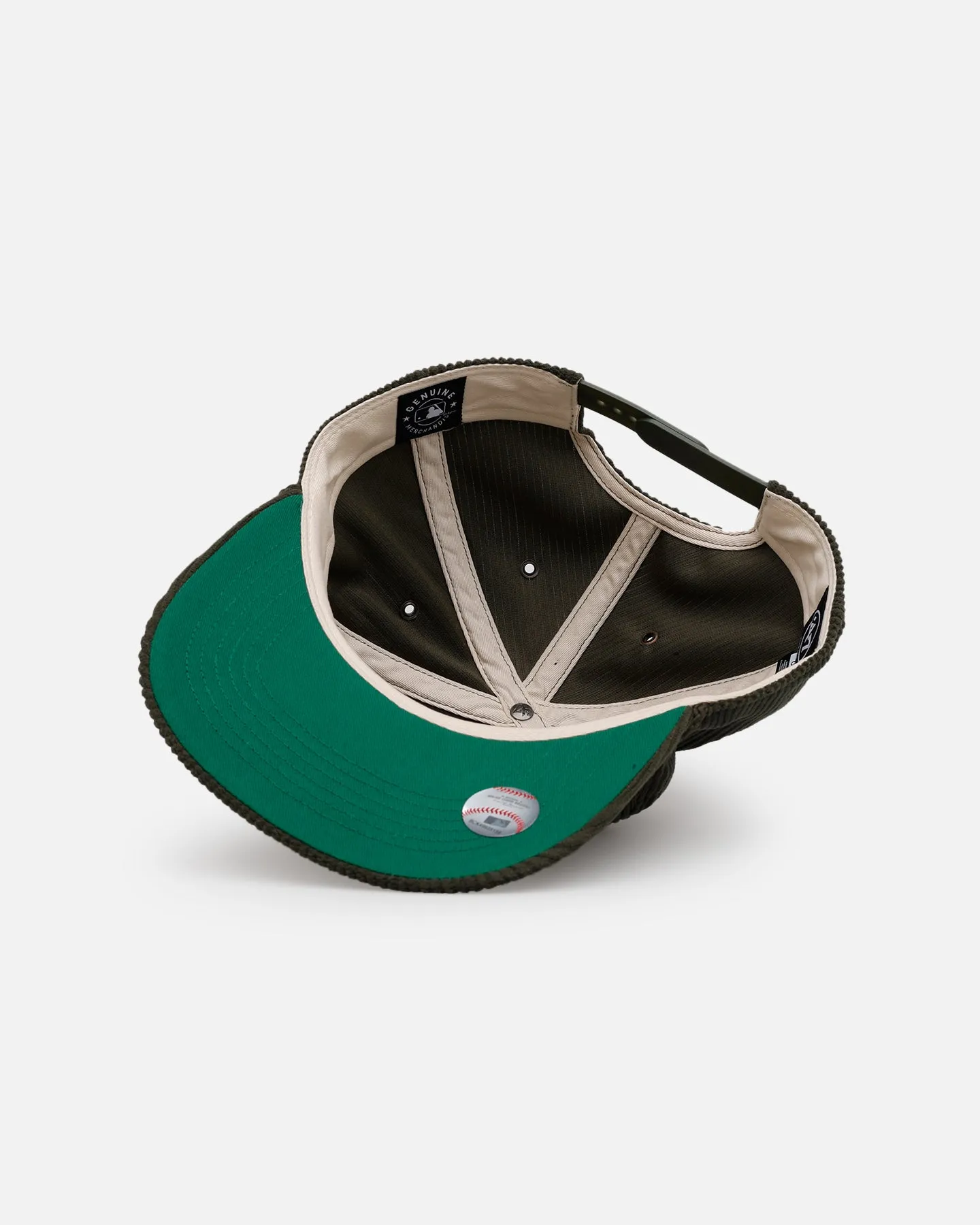 47 Brand Oakland Athletics 'Pitchout' 47 Hitch Corduroy Snapback Green
