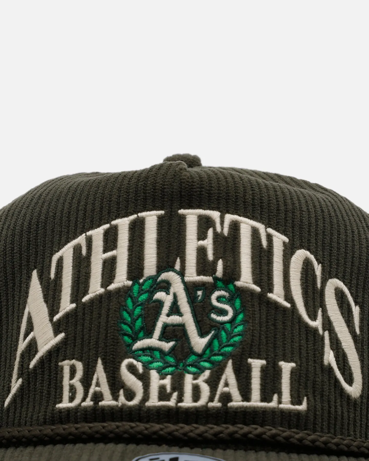 47 Brand Oakland Athletics 'Pitchout' 47 Hitch Corduroy Snapback Green