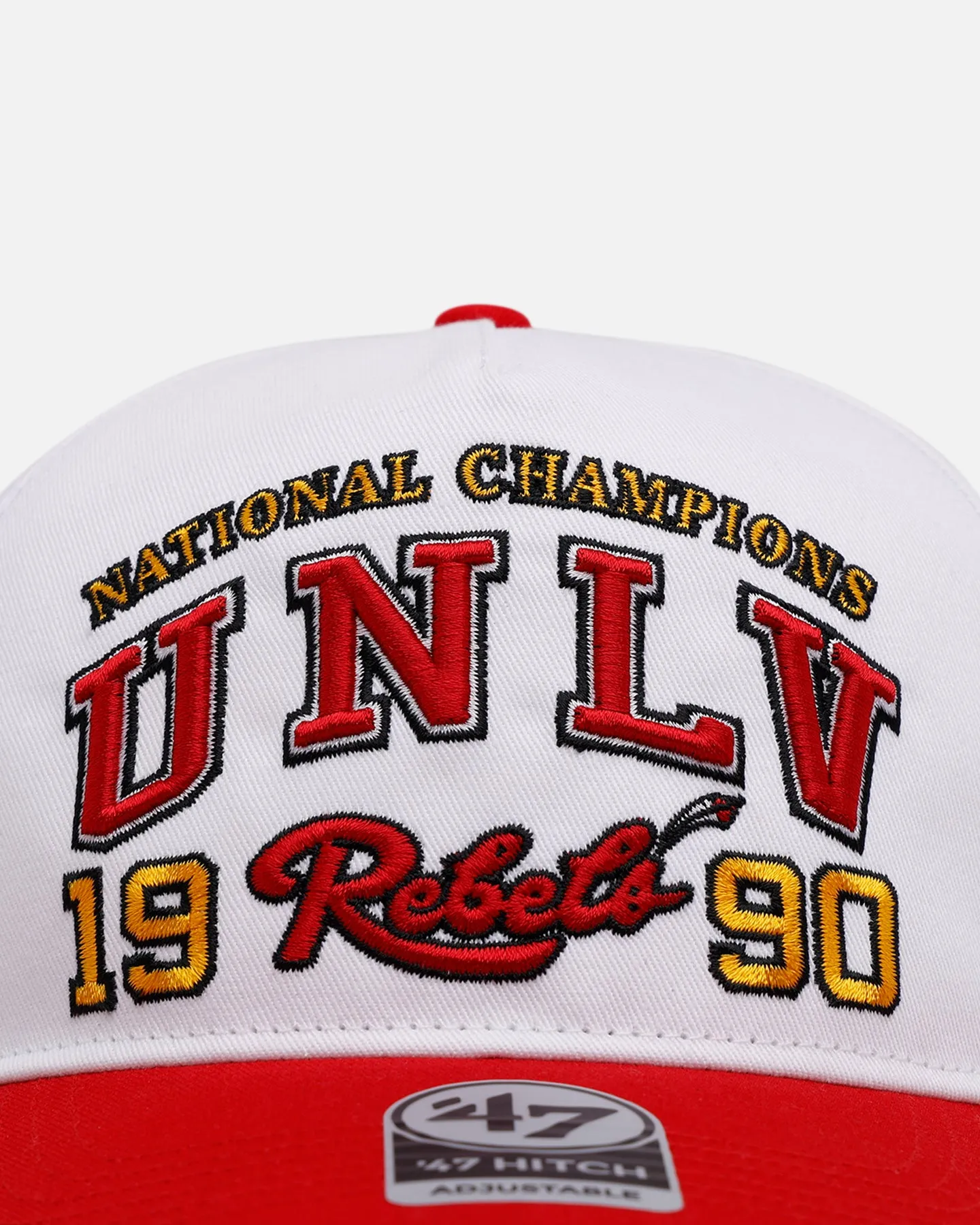 47 Brand UNLV 1990 'March Madness' Hitch Snapback White/Red