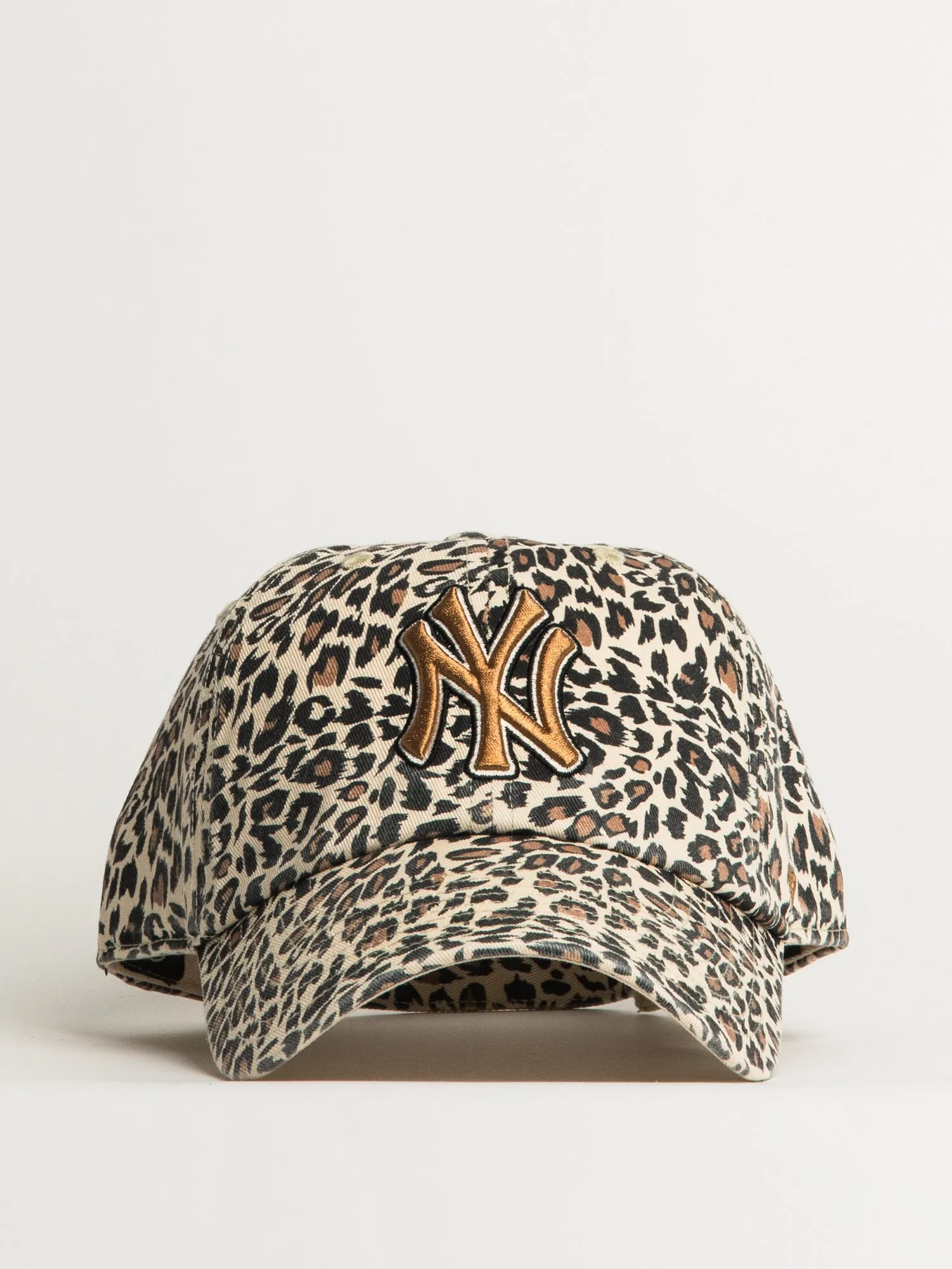 47 LISA LEOPARD CLEAN UP CAP - YANKEES
