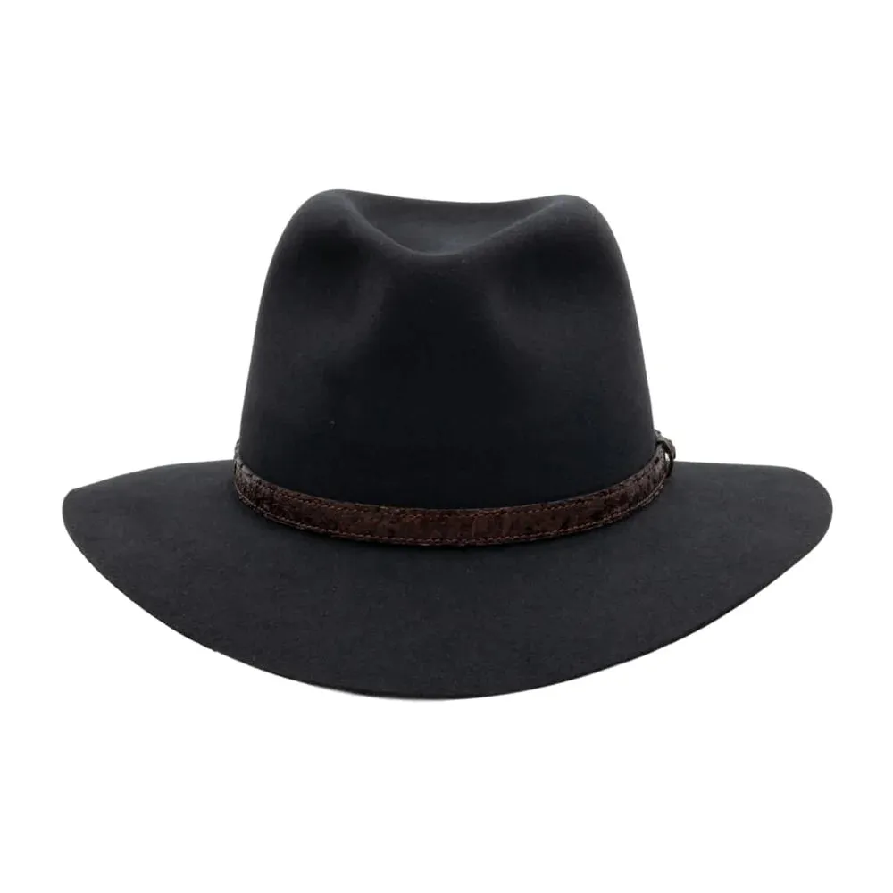 Akubra Banjo Paterson Hat - Graphite Grey