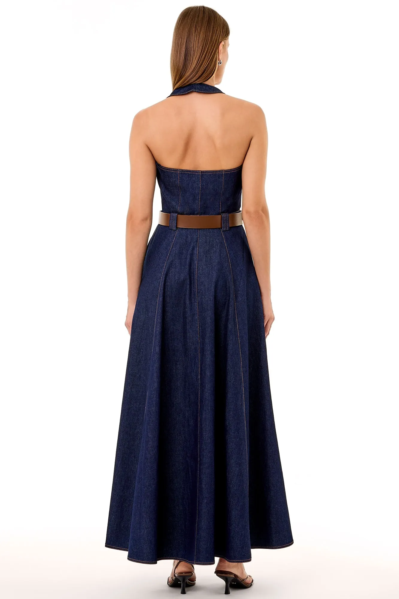 ANASTASIA DENIM DRESS - INDIGO