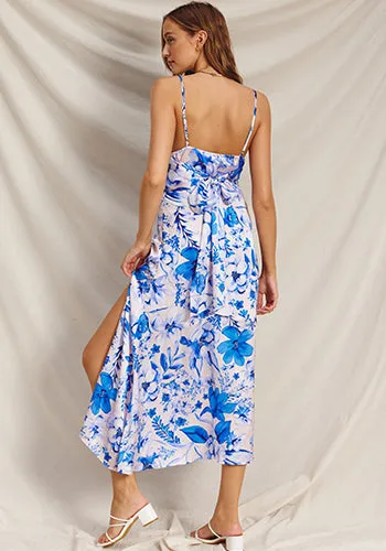Aren't You Sweet Dress in Floral Satin