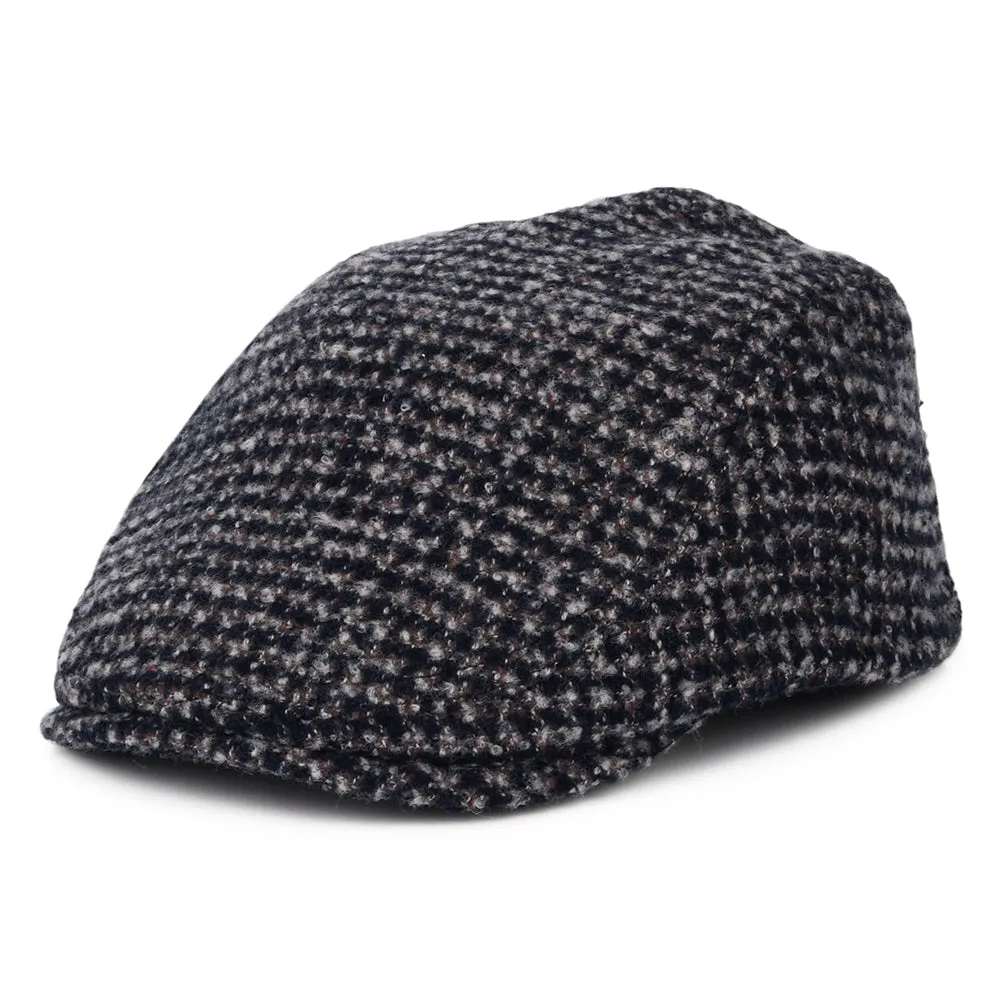 Bailey Hats Harwood Flat Cap - Navy-Brown-White