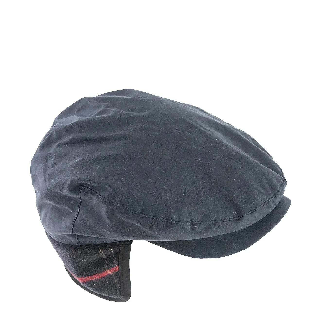 Barbour Cheviot Wax Flat Cap Navy