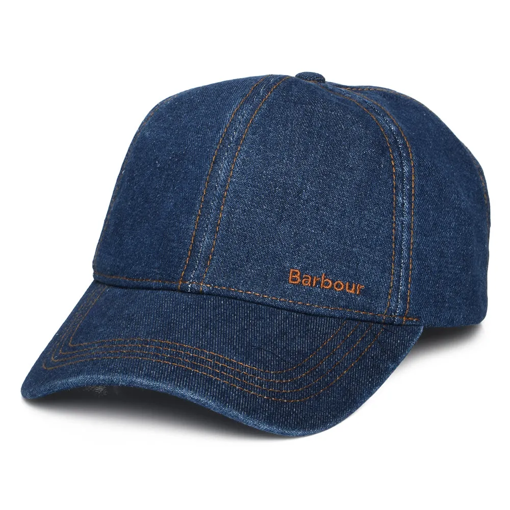 Barbour Hats Grindle Denim Baseball Cap - Blue