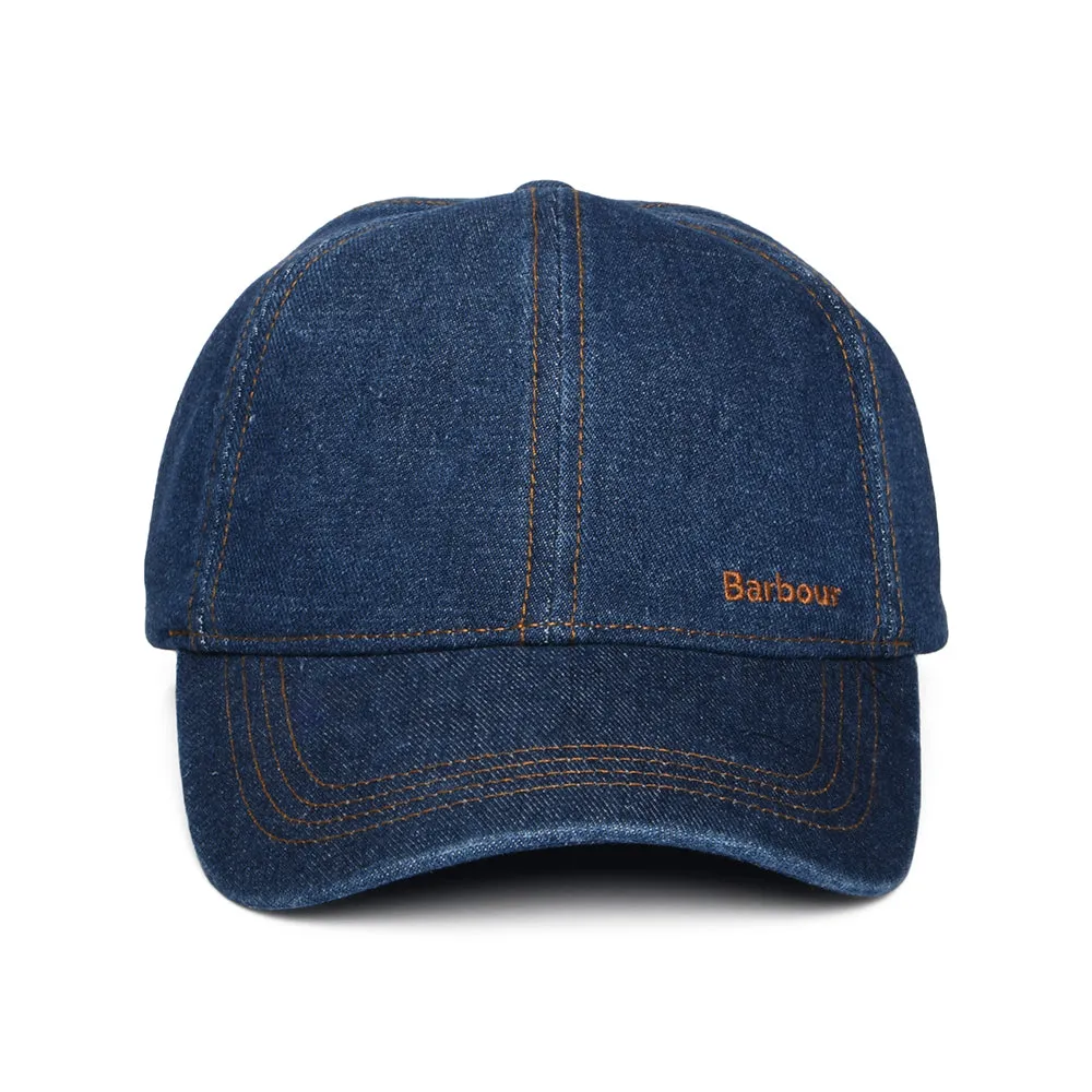 Barbour Hats Grindle Denim Baseball Cap - Blue