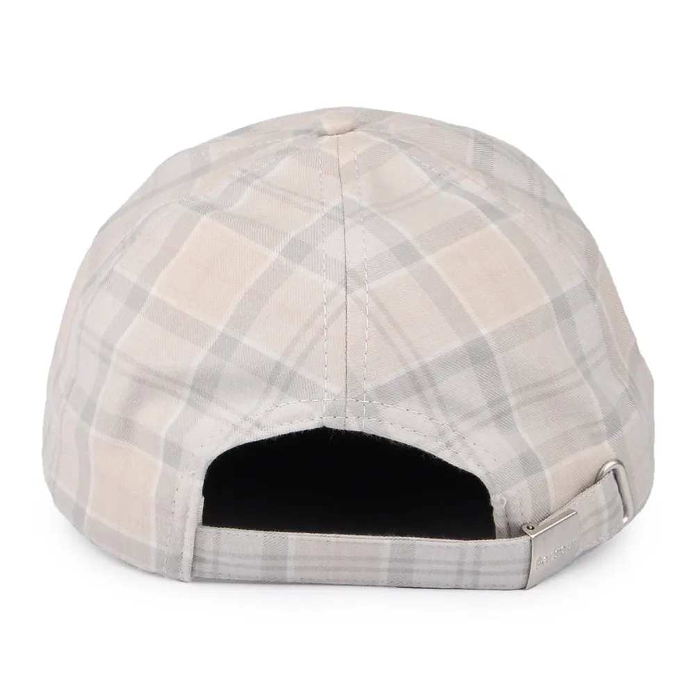 Barbour Hats Kids Alba Tartan Cotton Baseball Cap - Beige-Multi