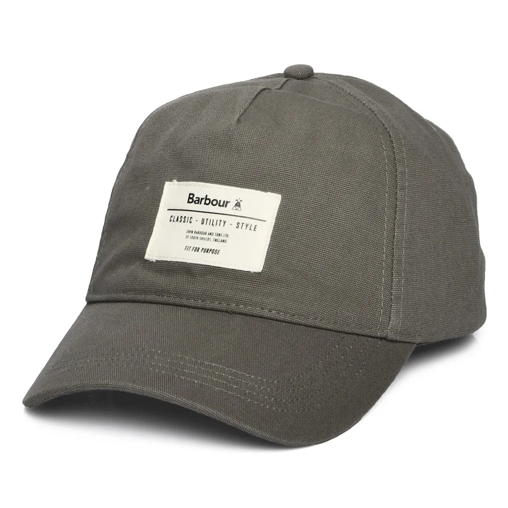 Barbour Hats Lipton Cotton Baseball Cap - Grey