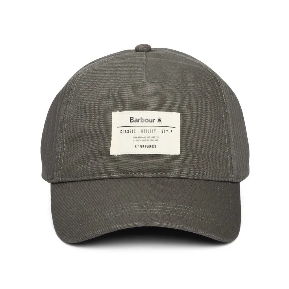 Barbour Hats Lipton Cotton Baseball Cap - Grey