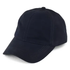 Barbour Hats Moleskin Baseball Cap - Navy Blue