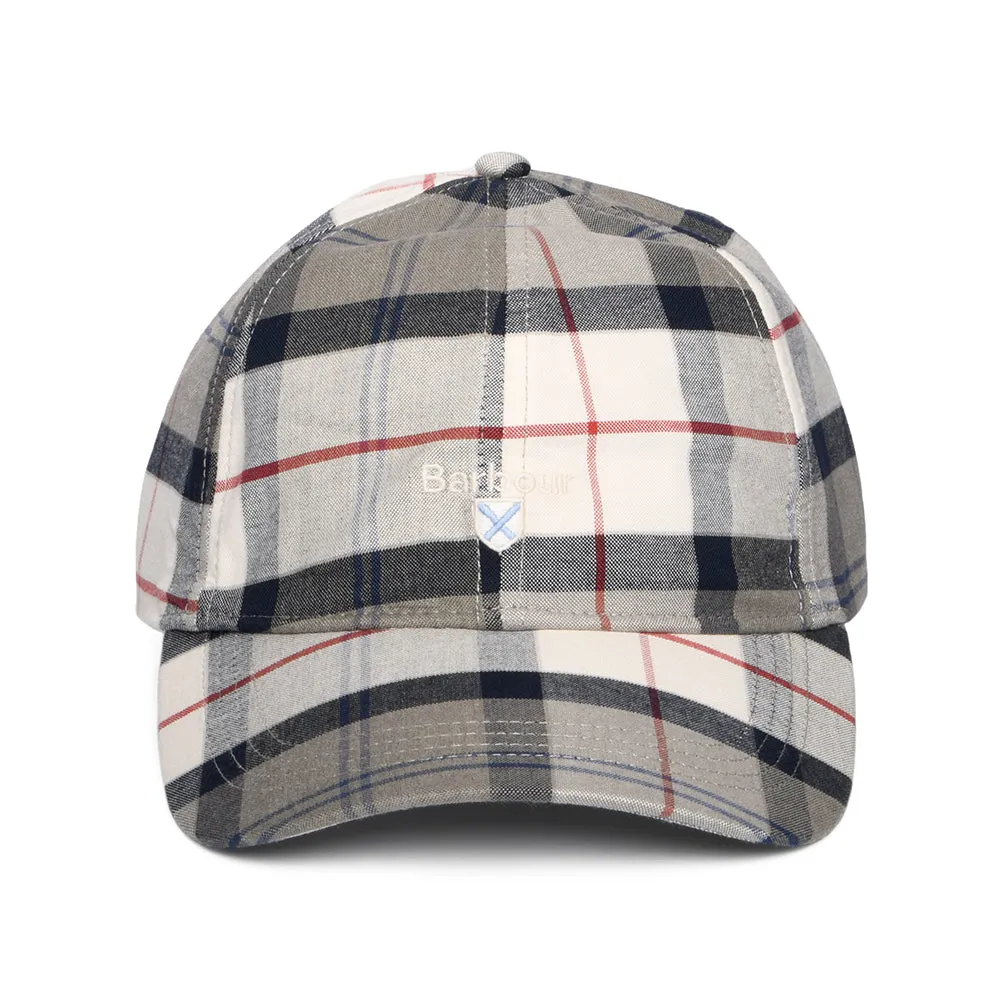 Barbour Hats Tartan Baseball Cap - Sage-Multi