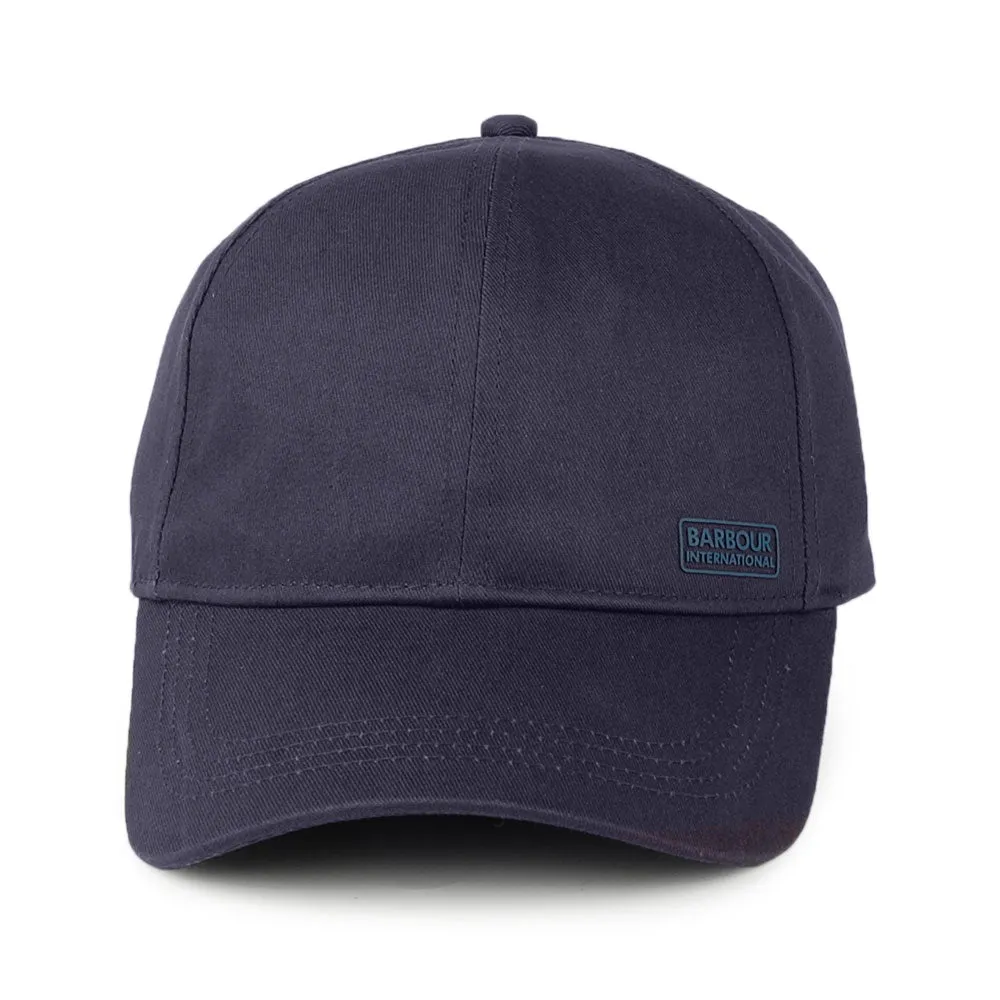 Barbour International Axle Cotton Sports Baseball Cap - Navy Blue