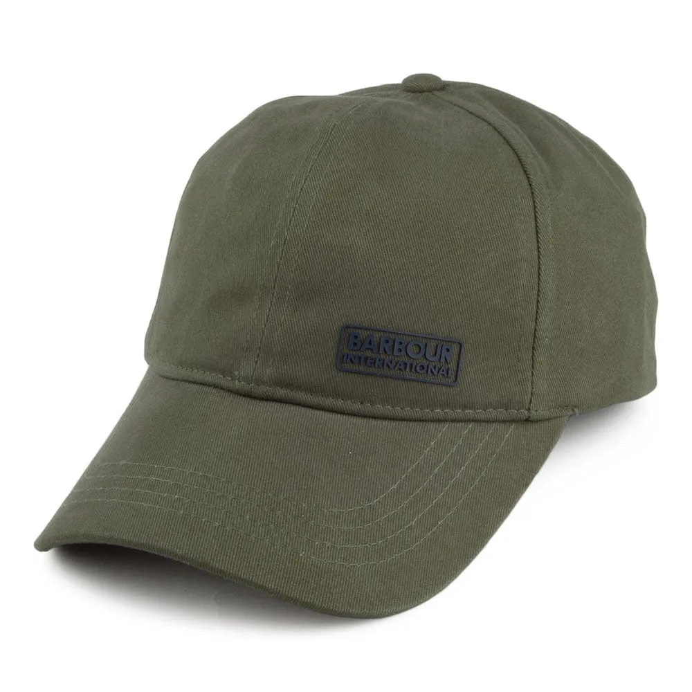 Barbour International Norton Drill Baseball Cap - Green