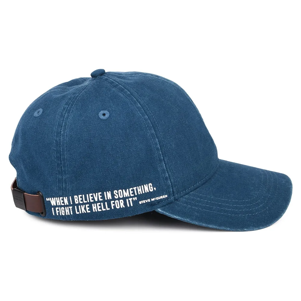 Barbour International SMQ Racer Baseball Cap - Blue