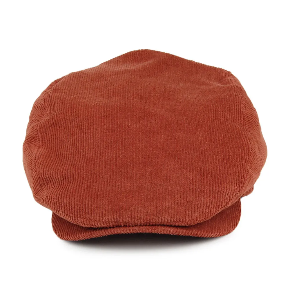 Barts Hats Ixia Corduroy Flat Cap - Rust