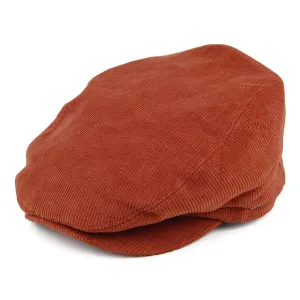 Barts Hats Ixia Corduroy Flat Cap - Rust
