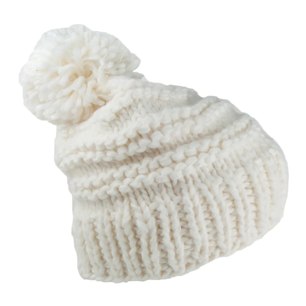 Barts Hats Jasmin Bobble Hat - Winter White